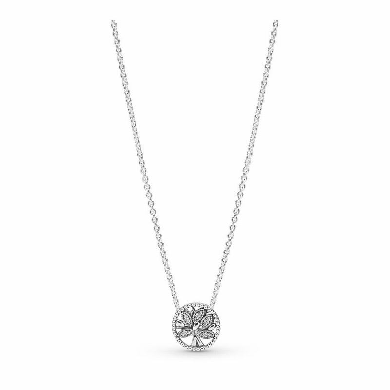 Pandora Tree of Life Necklace Sale NZ, Sterling Silver (764915-SVE)